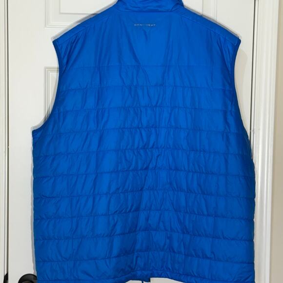 Columbia Omni-Heat Blue Light Puffer Vest, Men's Size XXL / 2XL - Picture 6 of 8